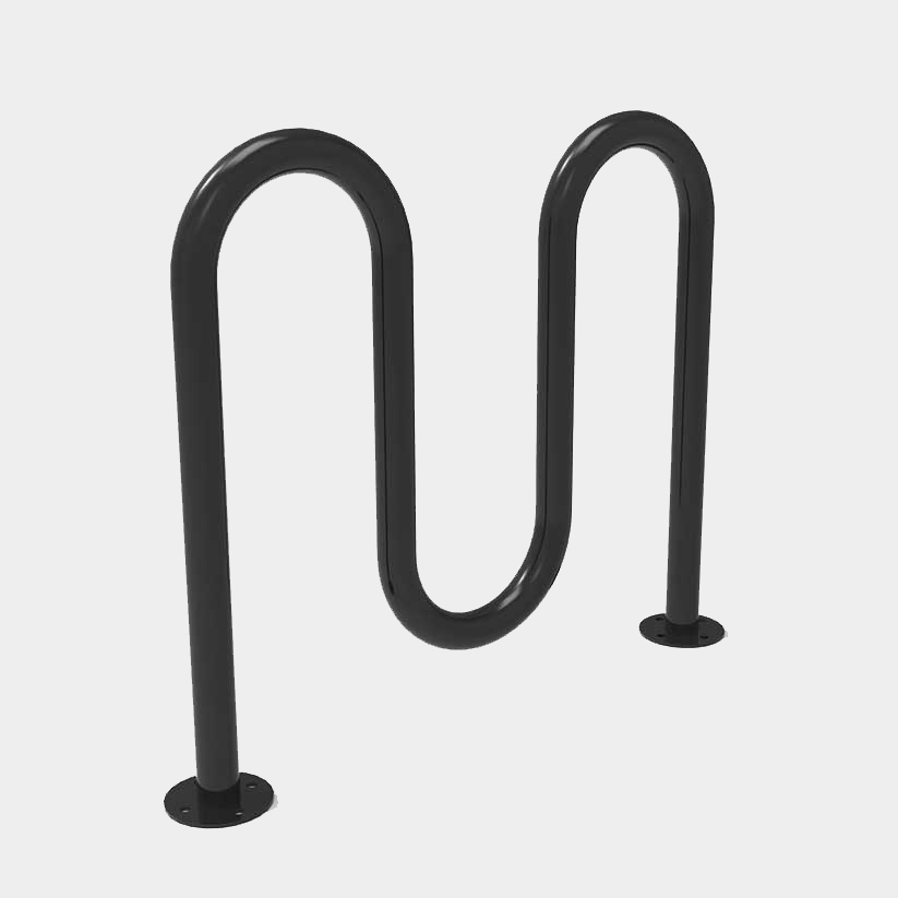 Obecní stojany na kola ve stylu Wave Loop pro školy