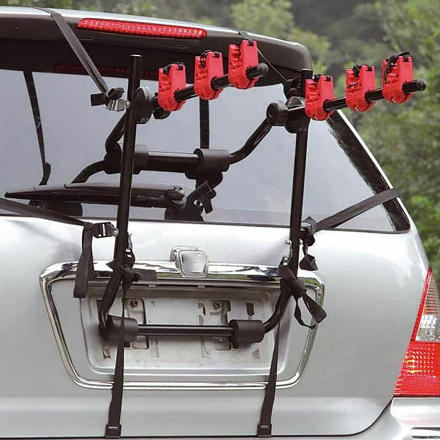 Velkoobchodní skládací ocelový materiál Nosnost 130 kg Multi 4 nosič jízdních kol Držák tažného zařízení Hatchback